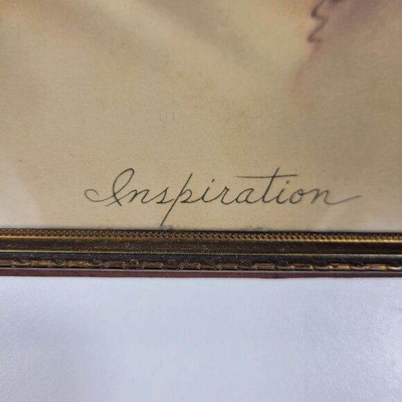 Vintage 1942 SP Co. Jesus "Inspiration" McConnell Lithograph Print 14.5" X 11" - Picture 7 of 11